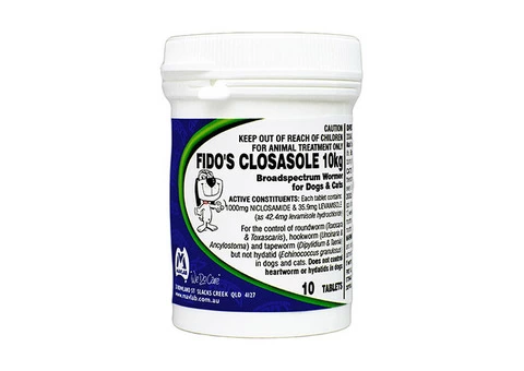 Fidos Closasole Broad Spectrum Wormer for Dogs & Cats | Effective Worm Treatment