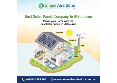 Solar Panel Installer In Melbourne - Online Air & Solar