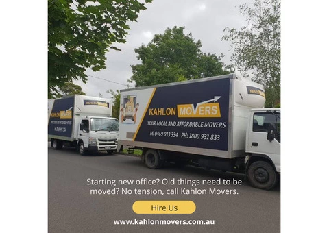 Office Movers Melbourne – Kahlon Movers