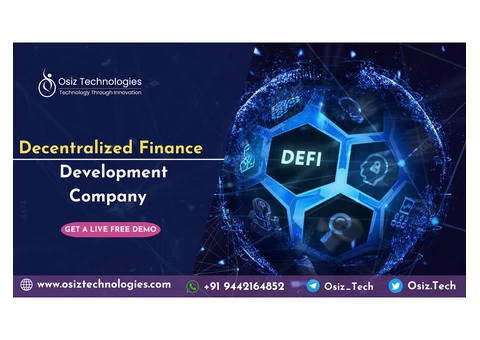 Topmost DeFi Development Company - “Osiz Technologies”