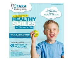 Cosmetic dentistry solutions  by Sara Dental Clinic in Kurnool