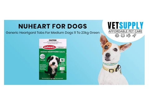 Buy Nuheart For Dogs Generic Heartgard Tabs For Medium Dogs  Online