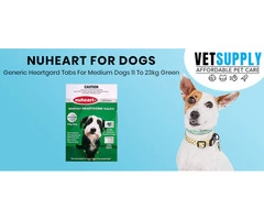 Buy Nuheart For Dogs Generic Heartgard Tabs For Medium Dogs  Online