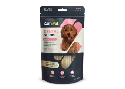 ZamiPet Dental Sticks Puppy Treat for Dog | Gentle Dental Care