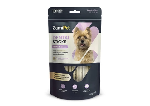 ZamiPet Dental Sticks Relax & Calm Treat for Dog | DiscountPetCare