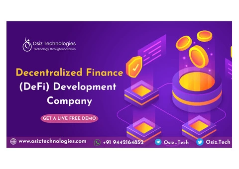 Top DeFi Development Company - “ Osiz Technologies”