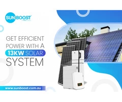 Get Efficient Power with a 13kW Solar System