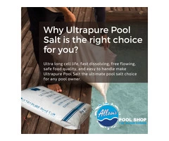 Make pool salt treatment a preferred choice with Ultrapure Pool Salt