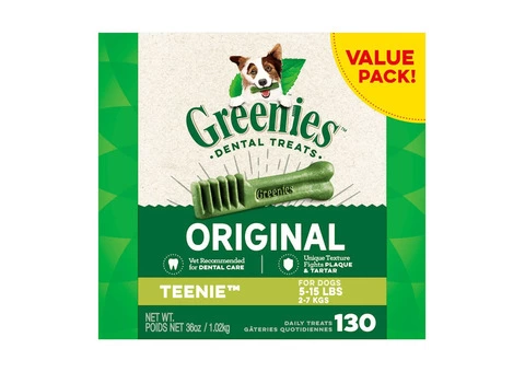 Greenies Original Dental Treats for Dogs - Fresh Breath & Dental Care