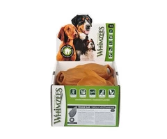 Whimzees Veggie Ear Dental Bulk Box Treats for Dog | Vegetarian Dental Care