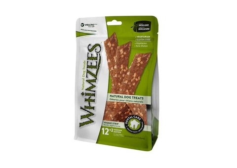Whimzees Veggie Strip Treats for Dog | Natural Dental Care