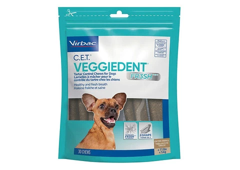 Veggiedent Fr3sh Tartar Control Chews for Dog | Natural Dental Treat