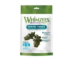 Whimzees Alligator Dental Treat for Dog | DiscountPetCare