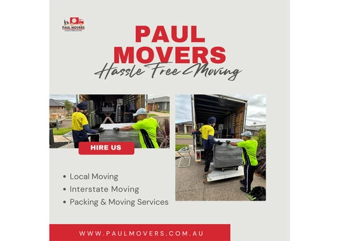 Moving Services Melbourne – Paul Movers