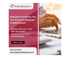 Reputed Company For Tax Account Services In Bethlehem