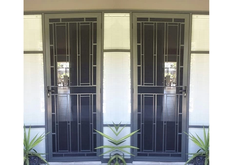 Elevate Entrance - Stylish Aluminium Doors with Colonial Casting