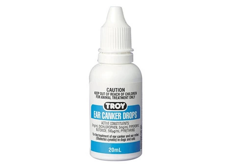 Troy Ear Canker Drops for Dogs Online in Australia