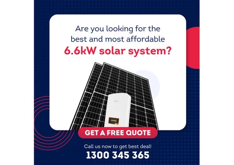 Experience Clean Energy with Solar Junction's 6.6kW Solar System. - 1/3