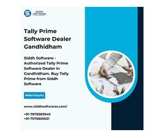 Tally Prime Software Dealer Gandhidham - Siddh Software