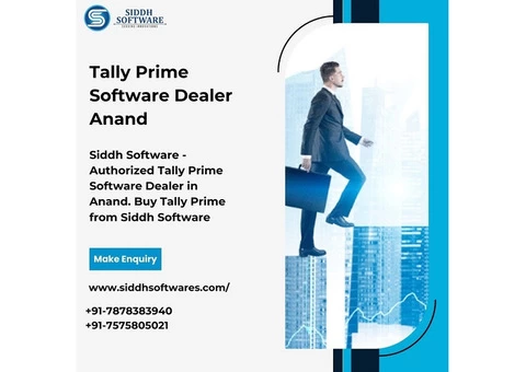 Tally Prime Software Dealer Anand - Siddh Software