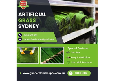 Lush Artificial Grass Sydney - Gunners Landscape