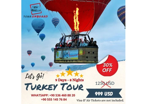 All in One Turkey Tour - 9 Days and 8 Nights - 1/4