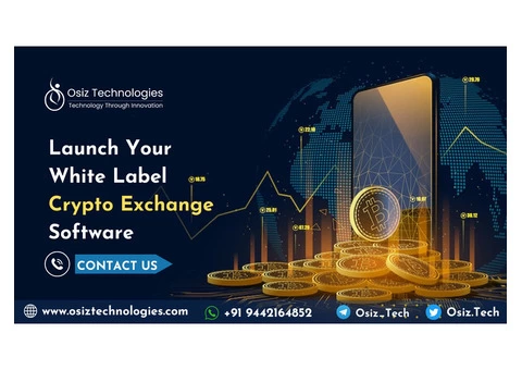 Build Your Profitable Crypto Exchange with Osiz's White-Label Crypto Software Solutions