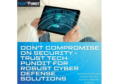 Secure Your Business with Tech Pundit's Cyber Security Solutions