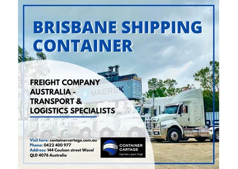Shipping Container Brisbane - Container Cartage - 1/6