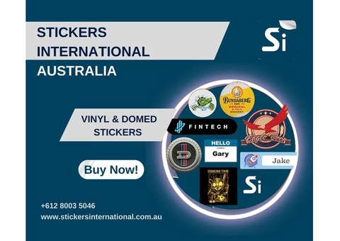 Stickers | Domed Stickers | Vinyl Stickers Online - Stickers International Australia