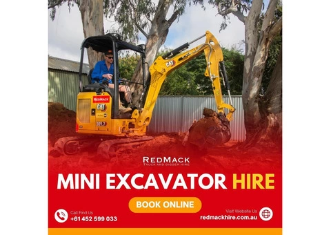 Work Smarter: CAT 301.5 Mini Excavator Hire Services