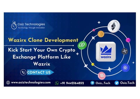 Top Wazirx Clone Development Company - “ Osiz technologies”