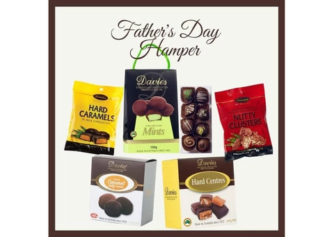 Savor chocolate hampers from Davies chocolates!