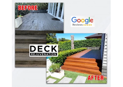 Deck Sanding and Staining | Deck Rejuvenation