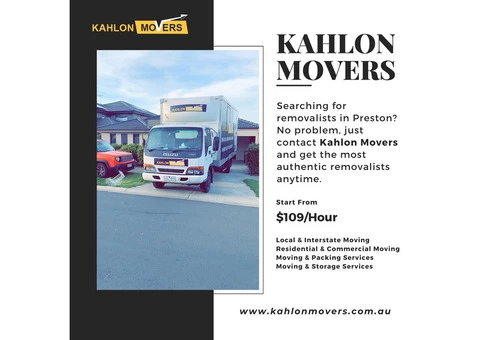 Removalists Preston – Kahlon Movers