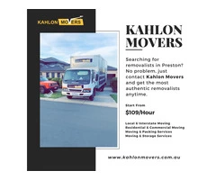 Removalists Preston – Kahlon Movers