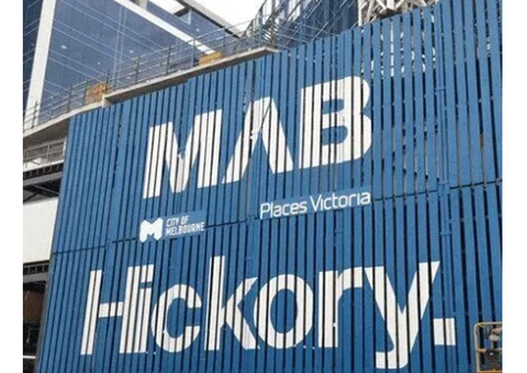 Dynamic Hoarding Signage in Sydney