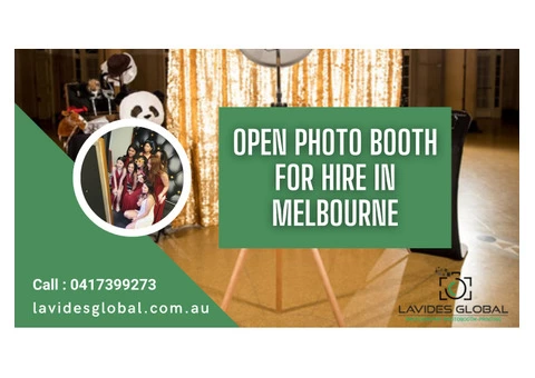 Open Photo Booth for Hire in Melbourne | Call 0417 399 273