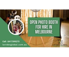 Open Photo Booth for Hire in Melbourne | Call 0417 399 273