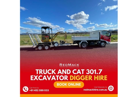 Mudgee's Top Truck and CAT 301.7 Excavator Digger Hire: Earth-Moving Excellence Awaits!