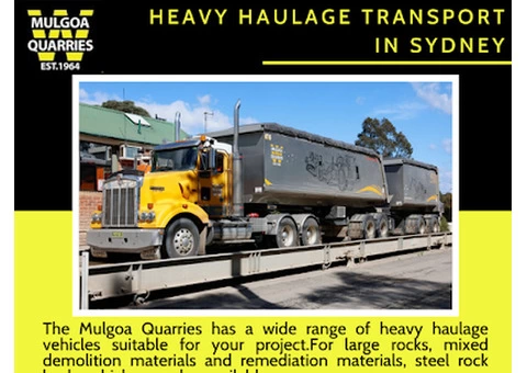 Trusted Heavy Equipment Transport Sydney | Expert Hauling Solutions