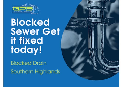 Emergency Blocked Drain Services in Colo Vale | GPS Plumbing & Drainage