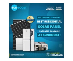 Affordable and Reliable Solar Panel Packages by Sunboost.