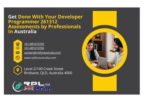 Get Done With Your Developer Programmer 261312 Assessments by Professionals In Australia