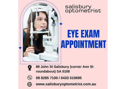 Book Your Eye Exam Appointment in Salisbury