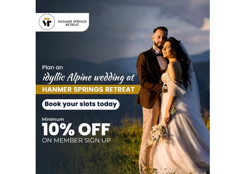 Say "I Do" in the Stunning Hanmer Springs! - 1/3