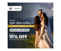 Say "I Do" in the Stunning Hanmer Springs!