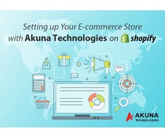 Know how to setup your e commerce store with Akuna Technologies on shopify