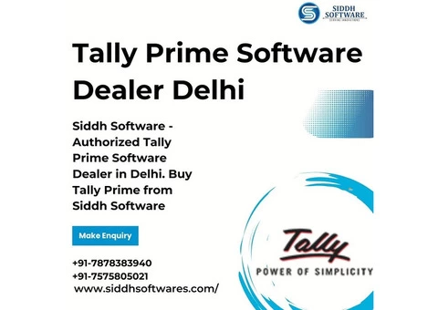 Tally Prime Software Dealer Delhi