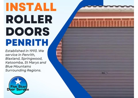 Install High quality Garage door Installation in Penrith